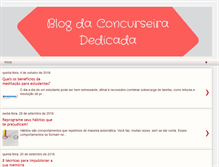 Tablet Screenshot of blogconcurseiradedicada.com